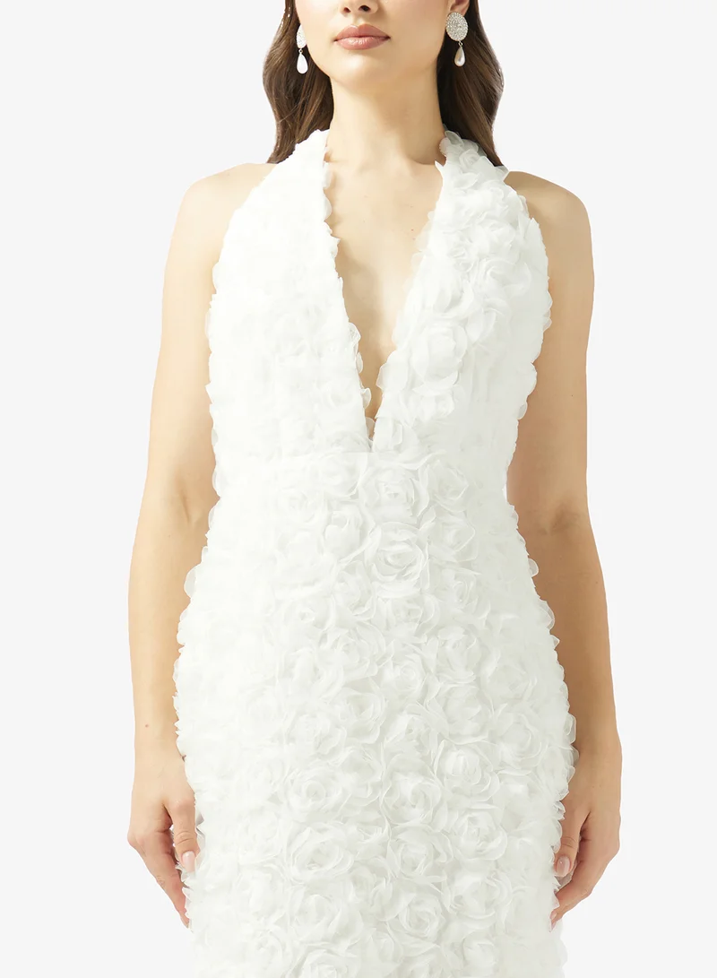 Ginger Boutique  3D Floral Applique Mermaid Dress for Women | Best Price UAE